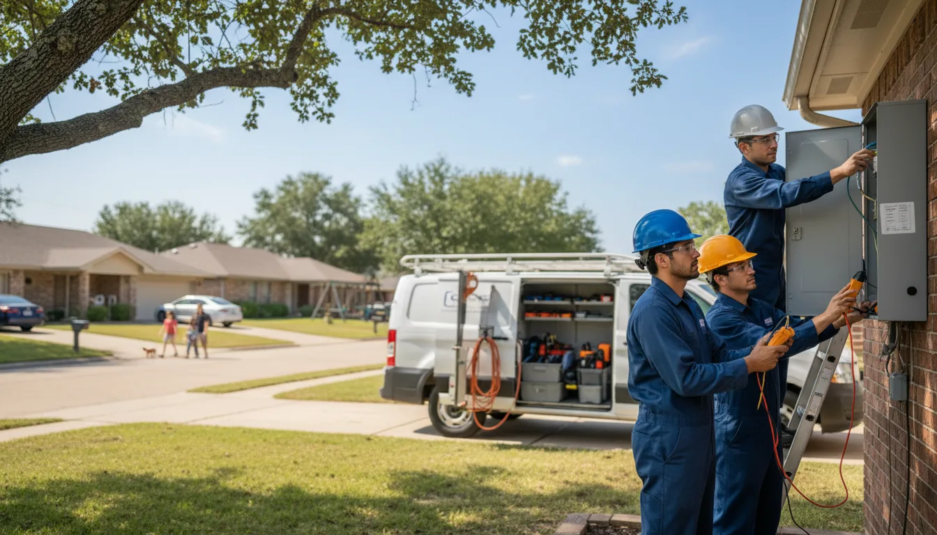 Certified electrician providing emergency electrical services in Troutville, VA
